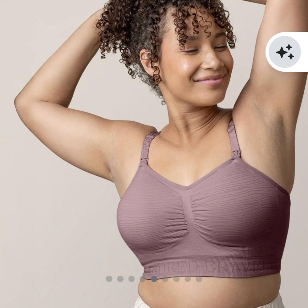 Kindred Bravely Mauve Nursing & Maternity Wireless Bra